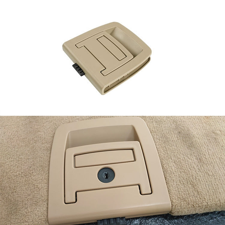 Car Rear Trunk Mat Carpet Handle without Hole 51479120283 for BMW X5 / X6 2006-2013, Left Driving, without Hole For BMW X5 (Black), without Hole For BMW X5 (Beige)