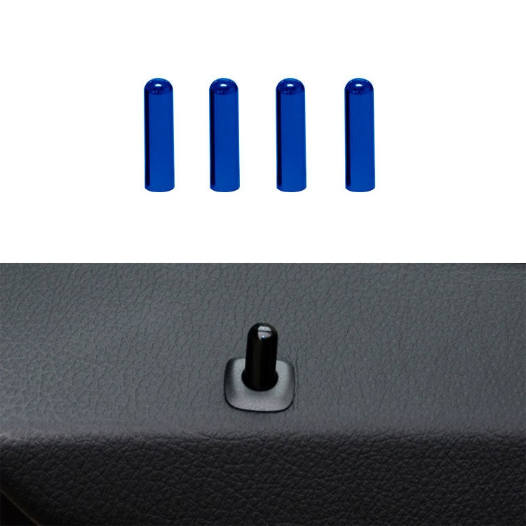 4 in 1 Car Door Latch Pin Door Screw Knob Cap Cover Trim for BMW F10, Left Driving, For BMW F10 (Gold), For BMW F10 (Blue), For BMW F10 (Red), For BMW F10 (Silver)