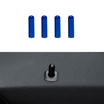 4 in 1 Car Door Latch Pin Door Screw Knob Cap Cover Trim for BMW F10, Left Driving, For BMW F10 (Gold), For BMW F10 (Blue), For BMW F10 (Red), For BMW F10 (Silver)