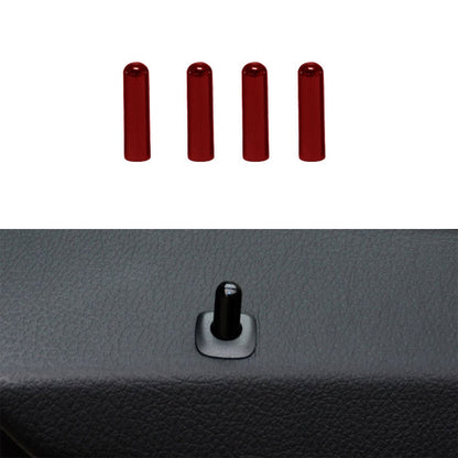 4 in 1 Car Door Latch Pin Door Screw Knob Cap Cover Trim for BMW F10, Left Driving, For BMW F10 (Gold), For BMW F10 (Blue), For BMW F10 (Red), For BMW F10 (Silver)