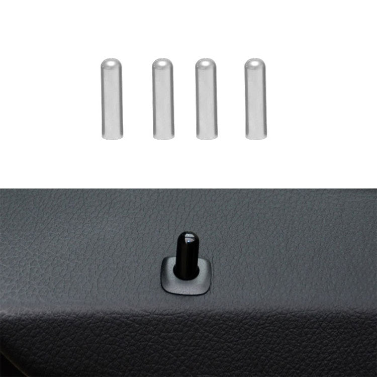 4 in 1 Car Door Latch Pin Door Screw Knob Cap Cover Trim for BMW F10, Left Driving, For BMW F10 (Gold), For BMW F10 (Blue), For BMW F10 (Red), For BMW F10 (Silver)