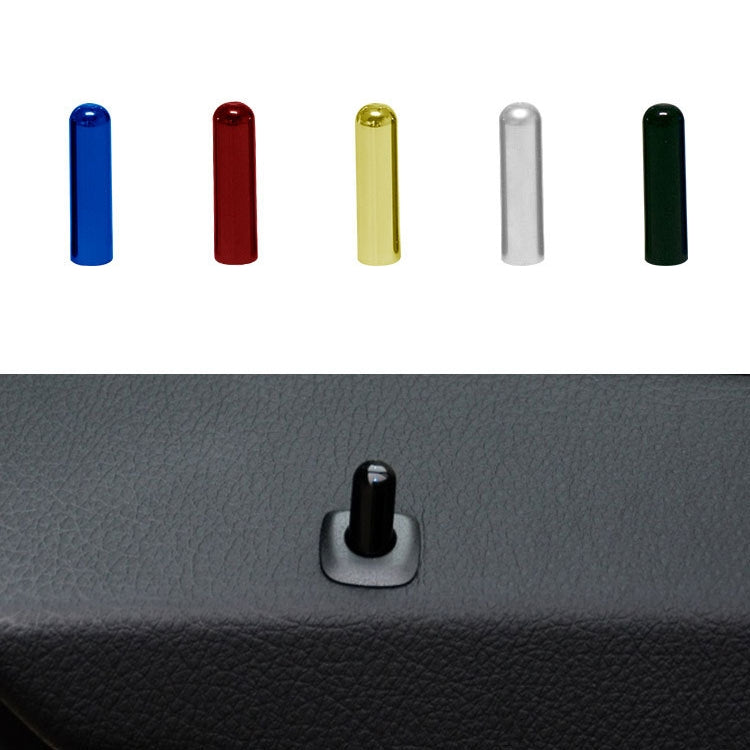 4 in 1 Car Door Latch Pin Door Screw Knob Cap Cover Trim for BMW F10, Left Driving, For BMW F10 (Gold), For BMW F10 (Blue), For BMW F10 (Red), For BMW F10 (Silver)