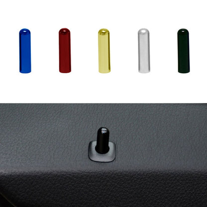 4 in 1 Car Door Latch Pin Door Screw Knob Cap Cover Trim for BMW F10, Left Driving, For BMW F10 (Gold), For BMW F10 (Blue), For BMW F10 (Red), For BMW F10 (Silver)