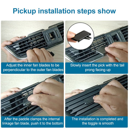 Car Right Side No.4 Air Conditioning Exhaust Switch Paddle for Skoda Octavia 2014-2019, Left Driving, No.4 for Skoda Octavia