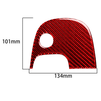 Carbon Fiber Car Lower Console Sticker for Chevrolet Corvette C5 1998-1999, Left Drive, Lower Console Sticker A