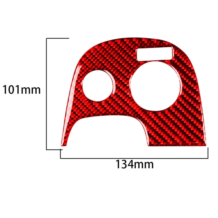 Carbon Fiber Car Traction Control Sticker for Chevrolet Corvette C5 1998-1999, Left Drive, Traction Control Sticker A