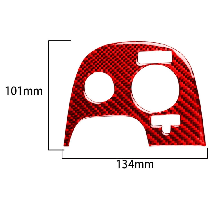 Carbon Fiber Car Traction Control Sticker for Chevrolet Corvette C5 2000-2004, Left Drive, Traction Control Sticker B