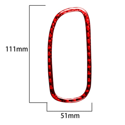 2 in 1 Car Carbon Fiber Driver Side Air Vent Sticker for Chevrolet Corvette C5 1998-2004, Left Drive, Driver Side Air Vent Sticker