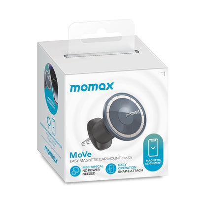 MOMAX MoVe Universal Transparent Magnetic Air Outlet Car Holder, CM22E, CM22L
