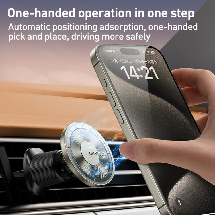 MOMAX MoVe Universal Transparent Magnetic Air Outlet Car Holder, CM22L, CM22E