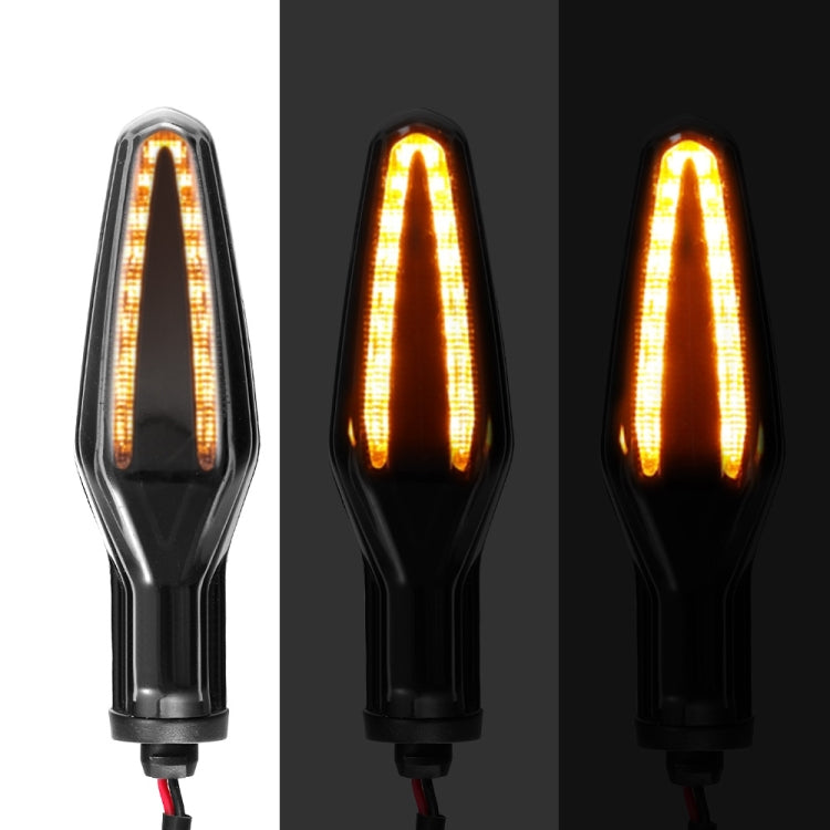 2pcs KC062 For BMW R1200 Motorcycle 18LEDs Turn Signal Light, KC062 (Transparent Black)