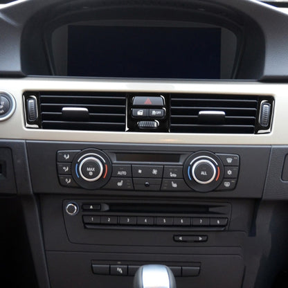 For BMW 3 Series E90/E92/E93 2005-2012 5pcs High Profile Car Air Conditioner Air Outlet Decorative Sticker, Left and Right Drive Universal, High Profile Car Air Outlet Decorative