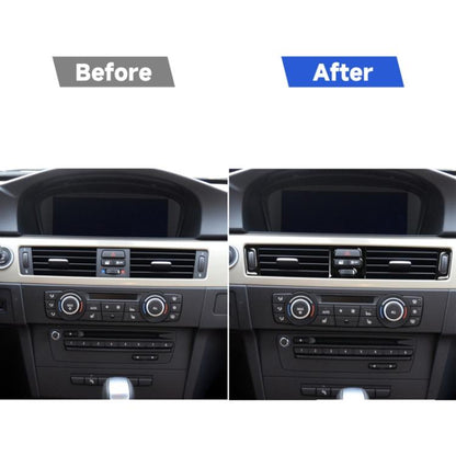 For BMW 3 Series E90/E92/E93 2005-2012 5pcs High Profile Car Air Conditioner Air Outlet Decorative Sticker, Left and Right Drive Universal, High Profile Car Air Outlet Decorative