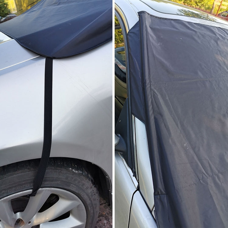 Car Folding Sunshade Front Gear Oxford Cloth Brace Snow Cover, Size: 162cm x 100cm, Size: 162cm x 100cm