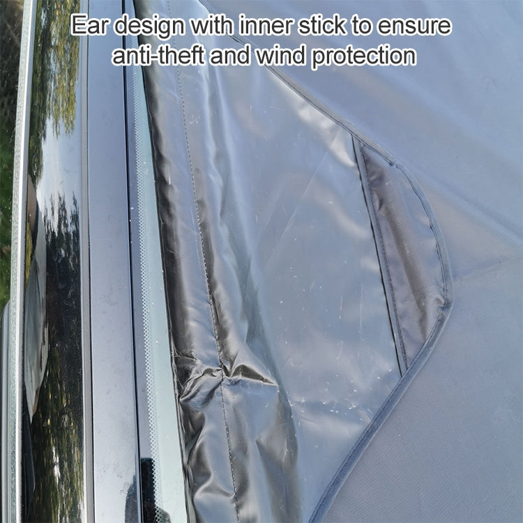 Car Folding Sunshade Front Gear Oxford Cloth Brace Snow Cover, Size: 162cm x 100cm, Size: 162cm x 100cm