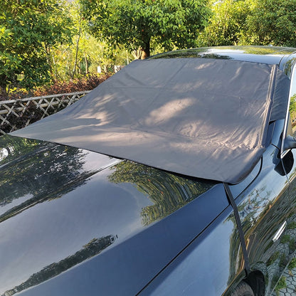 Car Folding Sunshade Front Gear Oxford Cloth Brace Snow Cover, Size: 162cm x 100cm, Size: 162cm x 100cm
