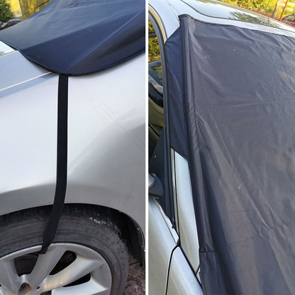Car Folding Sunshade Front Gear Oxford Cloth Brace Snow Cover, Size: 167cm x 120cm, Size: 167cm x 120cm