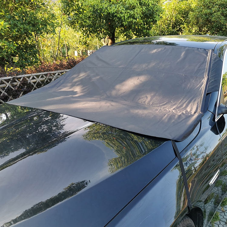 Car Folding Sunshade Front Gear Oxford Cloth Brace Snow Cover, Size: 167cm x 120cm, Size: 167cm x 120cm