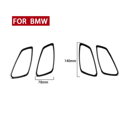 For BMW 3 Series E90 2005-2012 4pcs Car Door Handle Decorative Sticker, Left and Right Drive Universal, Car Door Handle