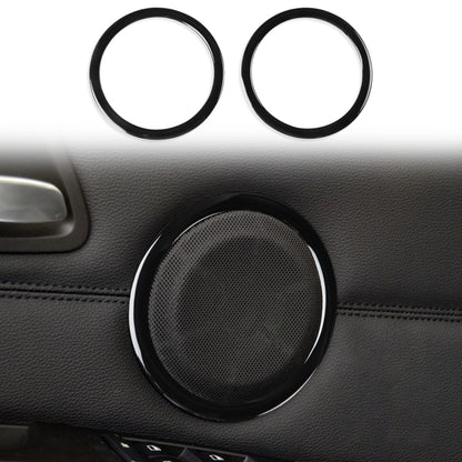For BMW 3 Series E90 2008-2012 2pcs Car Universal Horn Circle Decorative Sticker, Left and Right Drive Universal, Car Universal Horn Circle