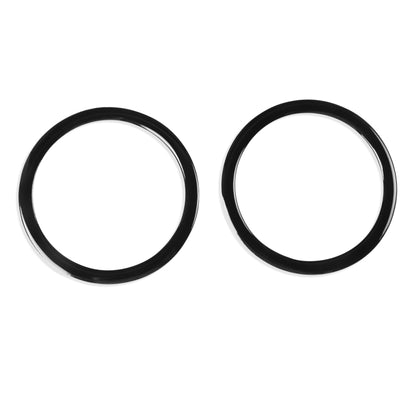 For BMW 3 Series E90 2008-2012 2pcs Car Universal Horn Circle Decorative Sticker, Left and Right Drive Universal, Car Universal Horn Circle