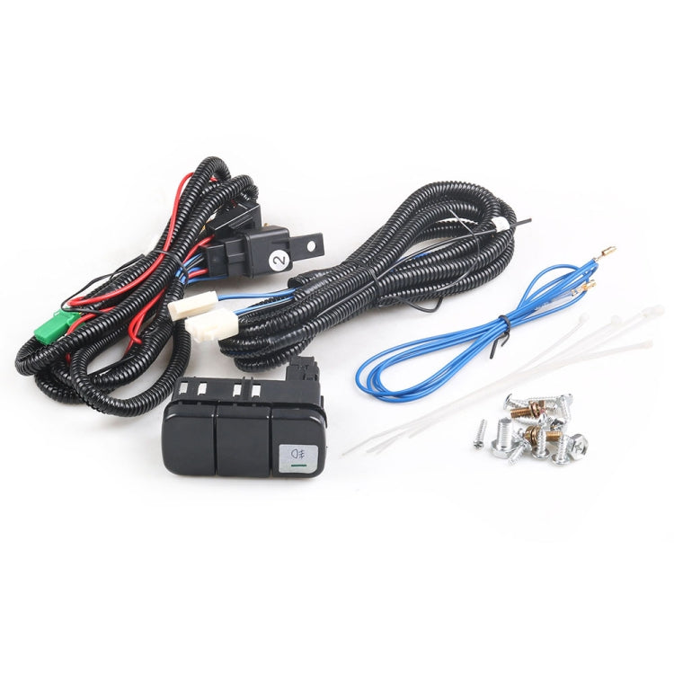 For Honda Civic 4-door 1992-1995 Car Front Fog Lamp with Switch Button, For Honda Civic 4-door 1992-1995