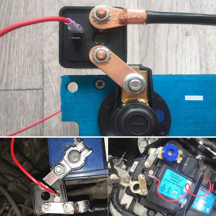 12V 200A Car Battery Remote Control Negative Breaker with 2 Remote Control, with 2 Remote Control