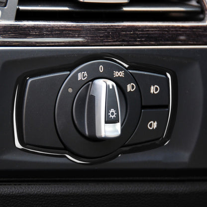 For BMW 3 Series E90 2005-2012 Car Headlight Switch Decorative Sticker Fine Style, Left and Right Drive Universal, Car Headlight Switch Fine Style