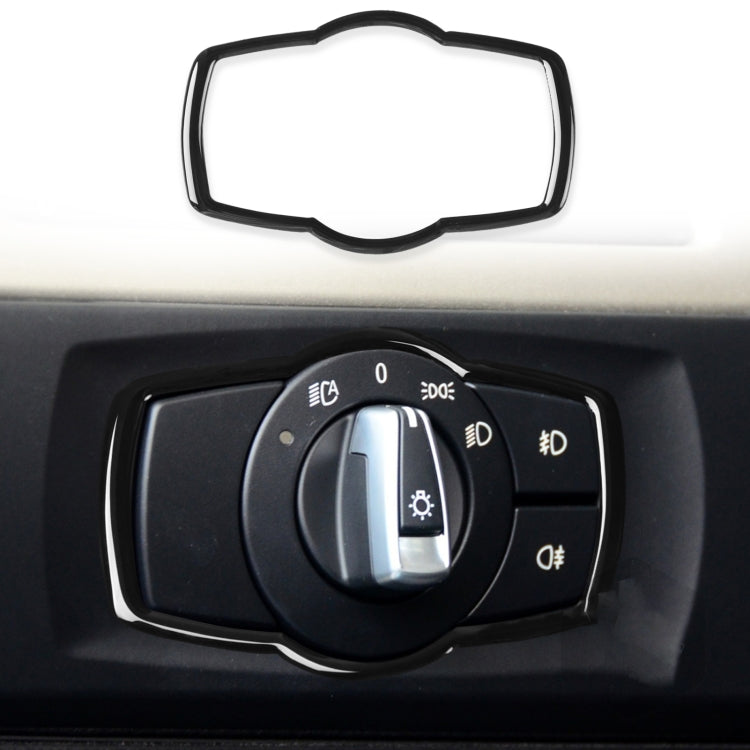 For BMW 3 Series E90 2005-2012 Car Headlight Switch Decorative Sticker Fine Style, Left and Right Drive Universal, Car Headlight Switch Fine Style
