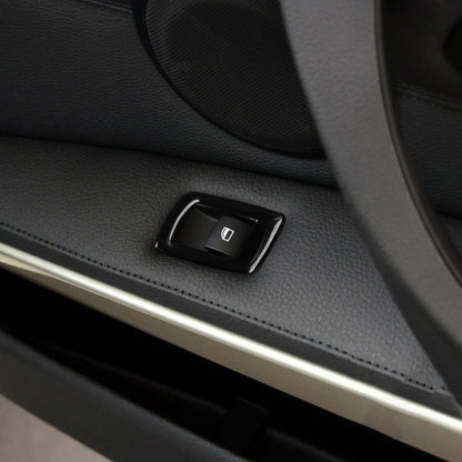 For BMW 3 Series E90/320i/325i 2005-2012 Car Left Drive Window Lifting Panel with Folding Key Decorative Sticker, Diameter: 35.8cm, Car Left Drive Window Lifting Panel, Diameter: 35.8cm