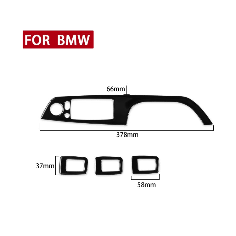 For BMW 3 Series E90/320i/325i 2005-2012 Car Left Drive Window Lifting Panel with Folding Key Decorative Sticker, Diameter: 37.8cm, Car Left Drive Window Lifting Panel, Diameter: 37.8cm