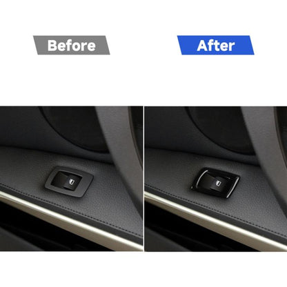 For BMW 3 Series E90/320i/325i 2005-2012 Car Left Drive Window Lifting Panel with Folding Key Decorative Sticker, Diameter: 37.8cm, Car Left Drive Window Lifting Panel, Diameter: 37.8cm