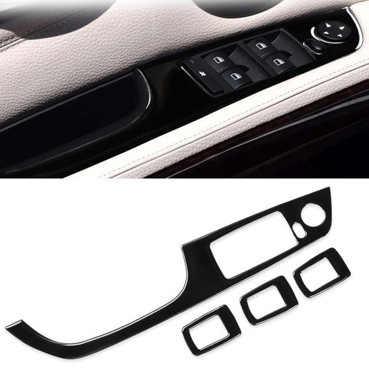 For BMW 3 Series E90/320i/325i 2005-2012 Car Left Drive Window Lifting Panel without Folding Key Decorative Sticker, Diameter: 35.8cm, Car Left Drive Window Lifting Panel without Folding Key, Diameter: 35.8cm