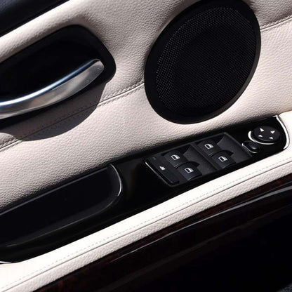 For BMW 3 Series E90/320i/325i 2005-2012 Car Left Drive Window Lifting Panel without Folding Key Decorative Sticker, Diameter: 35.8cm, Car Left Drive Window Lifting Panel without Folding Key, Diameter: 35.8cm