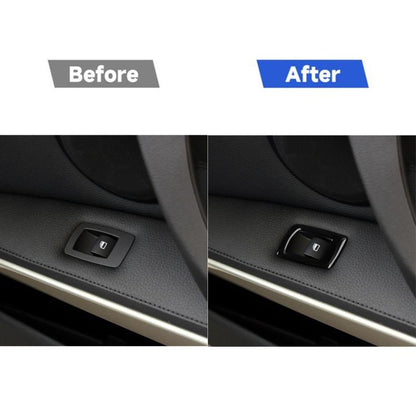 For BMW 3 Series E90/320i/325i 2005-2012 Car Left Drive Window Lifting Panel without Folding Key Decorative Sticker, Diameter: 35.8cm, Car Left Drive Window Lifting Panel without Folding Key, Diameter: 35.8cm
