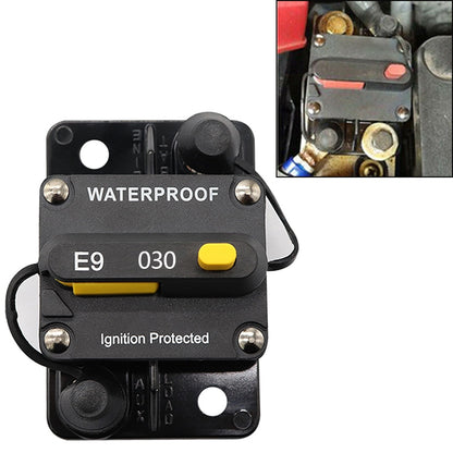 Off-road Vehicle / Automatic 30A Manual Circuit Breaker Overcurrent Protector, 30A