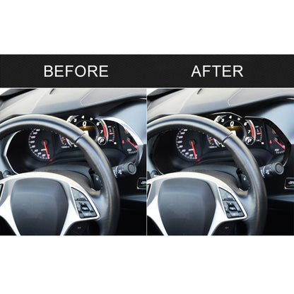 For Chevrolet Corvette C7 2014-2019 4 in 1 Car Dashboard Frame Decorative Sticker, Left Drive, 4 in 1 Dashboard Frame