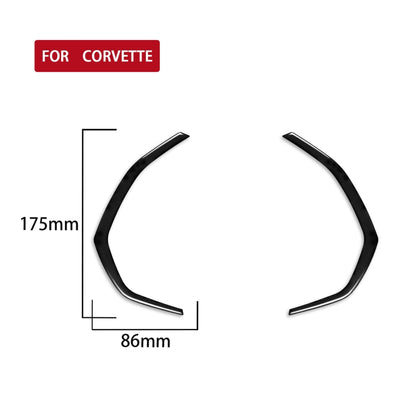 For Chevrolet Corvette C7 2014-2019 2 in 1 Car Dashboard Frame Decorative Sticker, Left Drive, 2 in 1 Dashboard Frame