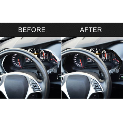 For Chevrolet Corvette C7 2014-2019 2 in 1 Car Dashboard Frame Decorative Sticker, Left Drive, 2 in 1 Dashboard Frame