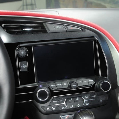 For Chevrolet Corvette C7 2014-2019 Car Central Control Decorative Sticker, Left Drive, Central Control