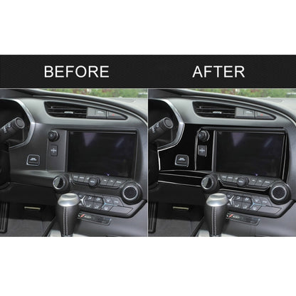 For Chevrolet Corvette C7 2014-2019 Car Central Control Decorative Sticker, Left Drive, Central Control
