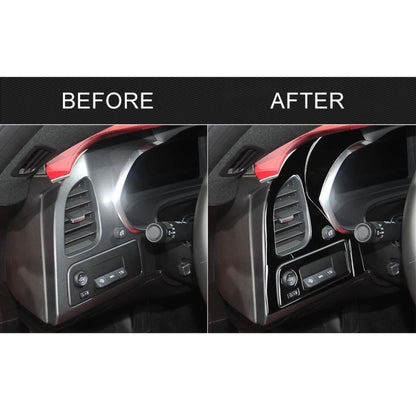 For Chevrolet Corvette C7 2014-2019 Car Air Outlet + Navigation Panel Decorative Sticker, Left Drive, Air Outlet + Navigation Panel
