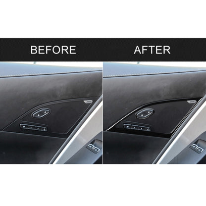 For Chevrolet Corvette C7 2014-2019 Car Door Speaker Decorative Sticker, Left Drive, Door Speaker
