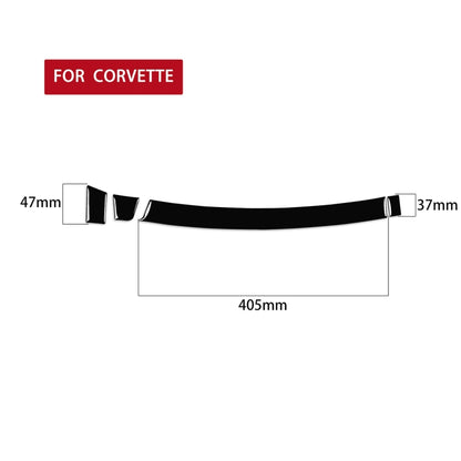 For Chevrolet Corvette C7 2014-2019 Car Passenger Storage Box Decorative Sticker, Left Drive, Passenger Storage Box