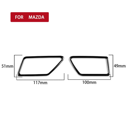 For Mazda 3 Axela 2010-2013 Car Defogging Vent Decorative Sticker, Left Drive, Defogging Vent, Left Drive