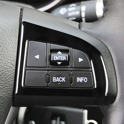 For Mazda 3 Axela 2010-2013 4 in 1 Car Steering Wheel Decorative Sticker, Left and Right Drive Universal, Steering Wheel