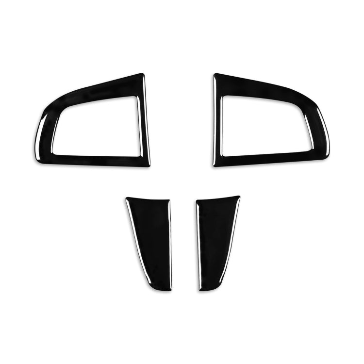 For Mazda 3 Axela 2010-2013 4 in 1 Car Steering Wheel Decorative Sticker, Left and Right Drive Universal, Steering Wheel