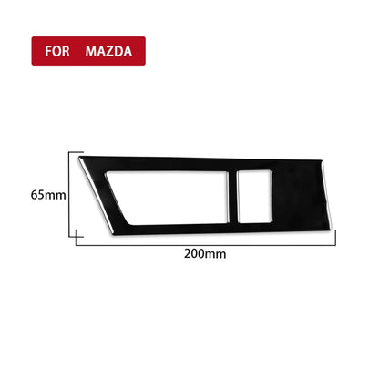 For Mazda 3 Axela 2010-2013 Car Headlight Switch Panel Decorative Sticker, Left Drive, Headlight Switch Panel, Left Drive
