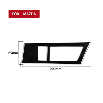 For Mazda 3 Axela 2010-2013 Car Headlight Switch Panel Decorative Sticker, Right Drive, Headlight Switch Panel, Right Drive