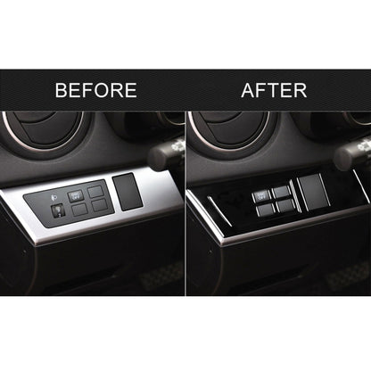 For Mazda 3 Axela 2010-2013 Car Headlight Switch Panel Set Decorative Sticker, Left Drive, Headlight Switch Panel Set, Left Drive